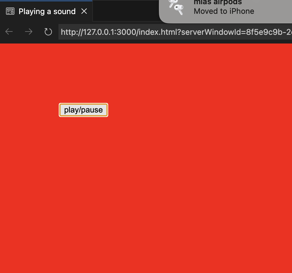 Background is changed to be red